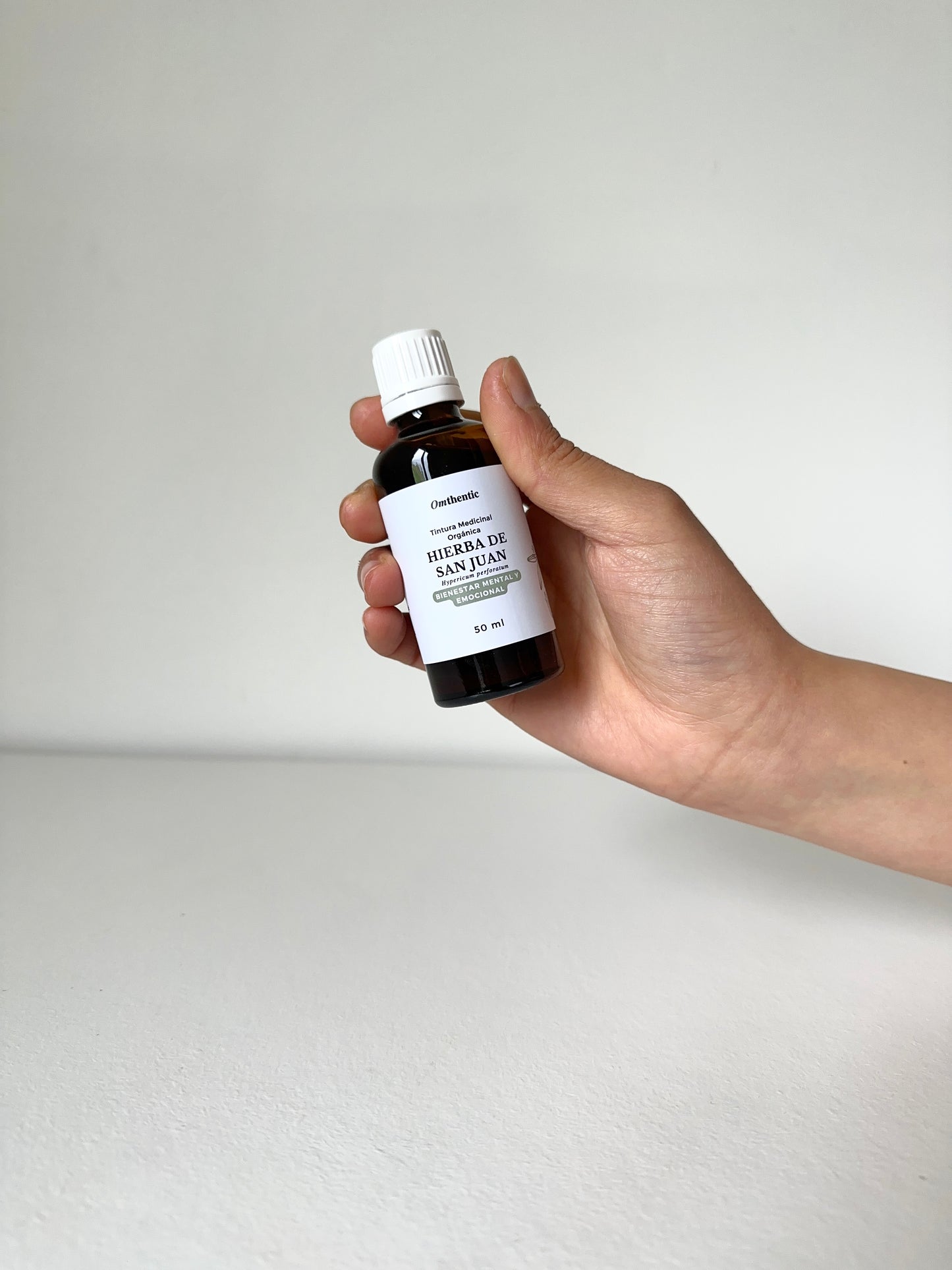 Tintura medicinal orgánica — Hierba de San Juan